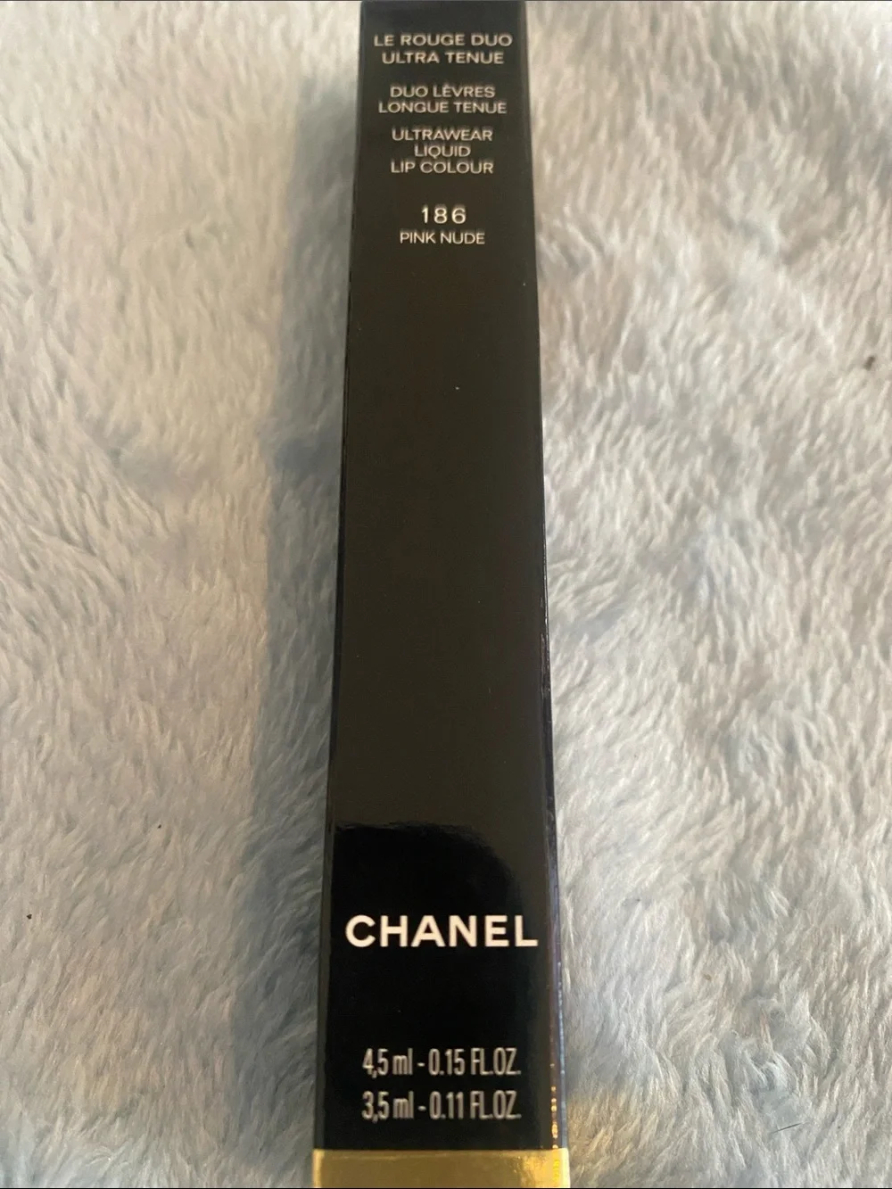 CHANEL Le Rouge Duo Ultra Tenue 186 Pink Nude Liquid Lip Colour number 186